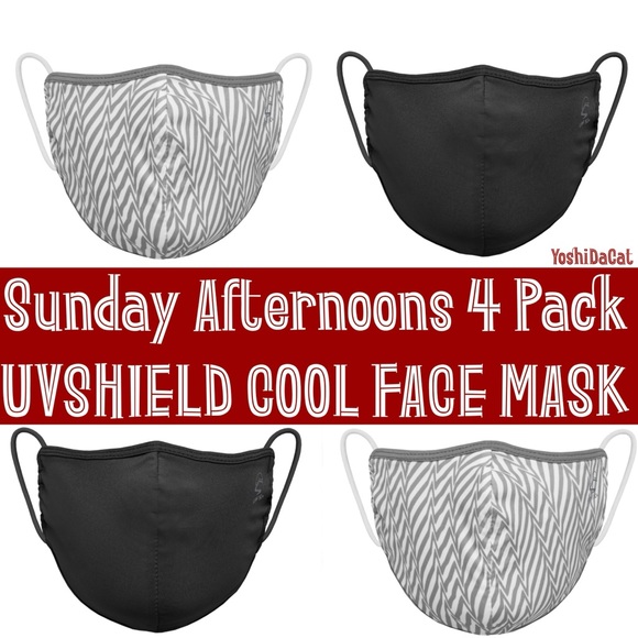 Sunday Afternoons Accessories - 🆕 Sunday Afternoons UVSHIELD FACE COVER / FACE MASK SET for Adults, Unisex